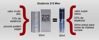 UP! ESSÊNCIA 45 212 MEN